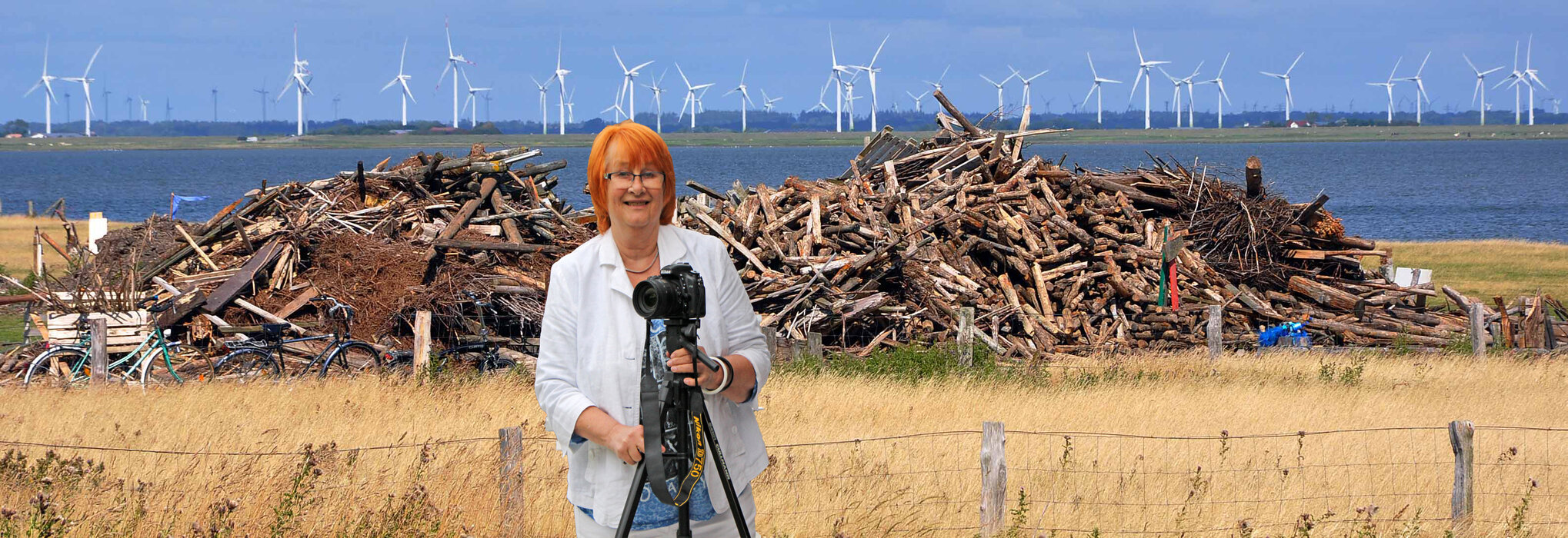 Fotografenmeisterin Sigrid Leonie Peters auf Nordstrand