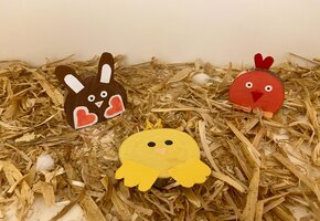 Holzscheiben verzieren mit MaikeMoin