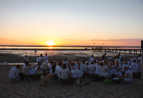 "White Dinner" am Utersumer Strand 