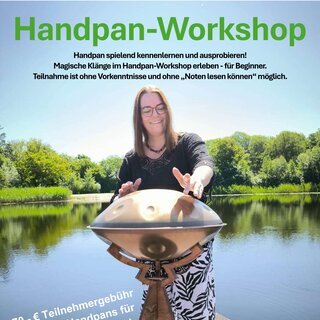 Plakat Fußzeile Friedrichstadt DIN A4 Handpan Workshop