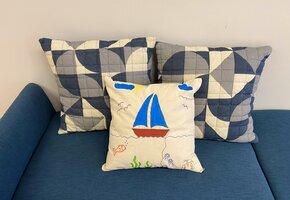 Kissenbezug bemalen mit MaikeMoin