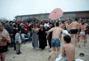 Neujahrsschwimmen in der Nordsee
