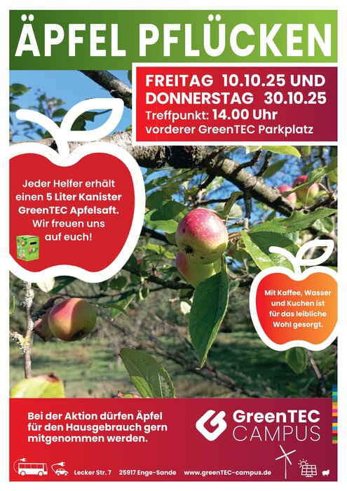 Apfeltag auf dem GreenTEC Campus