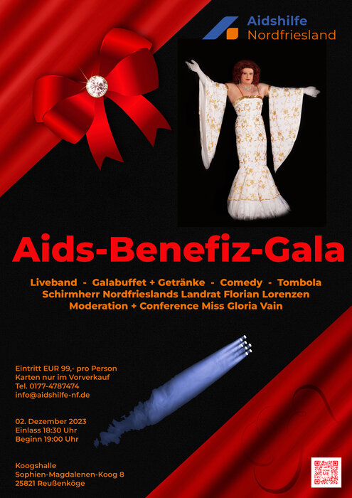 Plakat Aids-Benefiz-Gala 2023