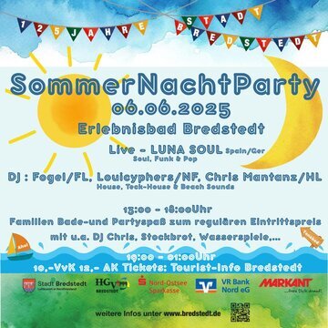 Open Air Party im Freibad Bredstedt