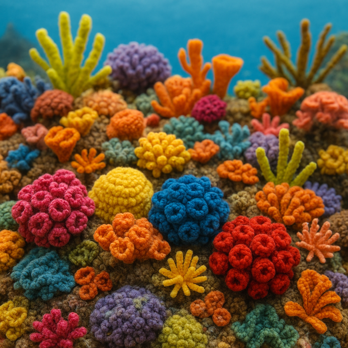 H&auml;keln f&uuml;r das Amrumer Korallenriff