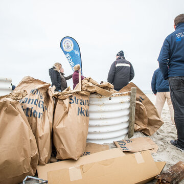Strandreinigung auf Amrum! 