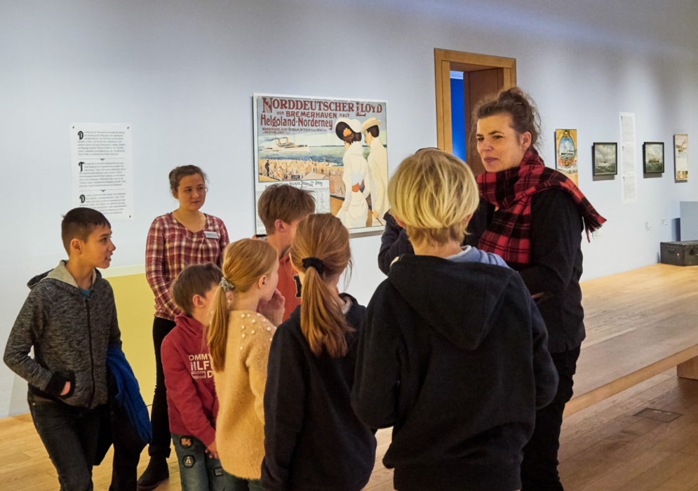 Kindereröffnung in der Ausstellung "Auf das große Westmeer schauend – Der Kulturraum Nordsee im Wandel" für Kinder ab 8 Jahren