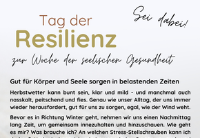 Aushang Resilienztag