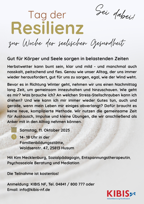 Aushang Resilienztag