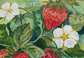 Wilde Erdbeeren, Gemälde