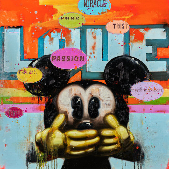 Endless Love, Öl auf Leinwand, 150 x 150 cm