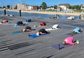 Yoga am Morgen