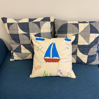 Kissenbezug bemalen mit MaikeMoin