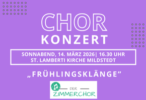 Konzertplakat 14.3. Frühlingklänge