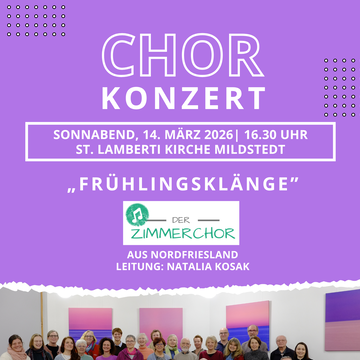 Konzertplakat 14.3. Frühlingklänge