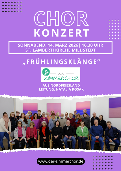 Konzertplakat 14.3. Frühlingklänge