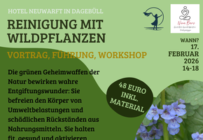 17.02.2026 Kongress, Reinigung mit Wildpflanzen - Nina Barz 17.02.2026 Kongress, Reinigung mit Wildpflanzen