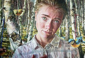 Acryl auf Leinwand 140 x 70 cm