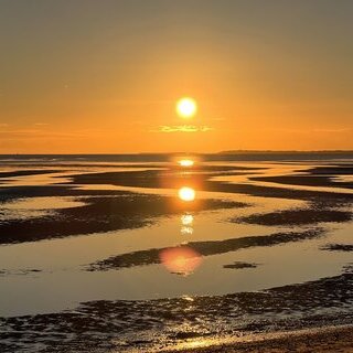 Naturkundliche Wattwanderung zum Sonnenunter- und Vollmondaufgang im Nieblumer Watt