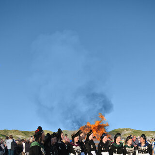 Sonnenwendfeier auf Amrum