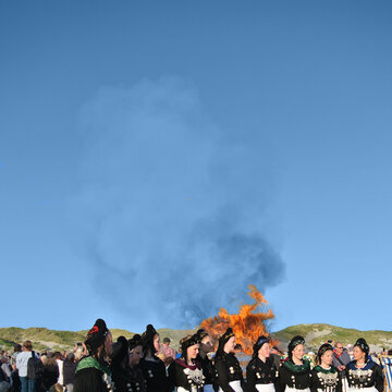 Sonnenwendfeier auf Amrum