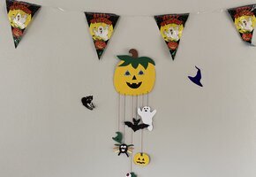Halloweengirlande basteln mit MaikeMoin