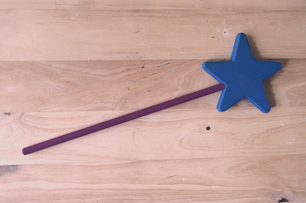 Zauberstäbe basteln mit MaikeMoin