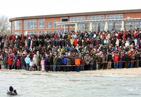 Neujahrsschwimmen in der Nordsee