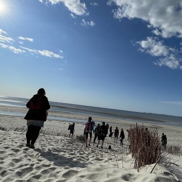 Wattwanderung von Amrum nach Föhr mit Nationalparkführer Matthias Hansen