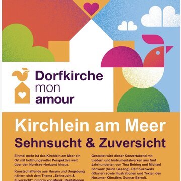 Pop-Ausstellung, Musik, Rezitationen - einmalig im Kirchlein am Meer