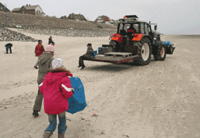 Strandreinigung auf Amrum! 