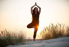 Yoga am Strand