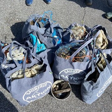 Strandreinigung auf Amrum