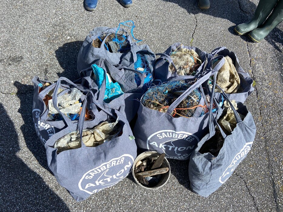 Strandreinigung auf Amrum