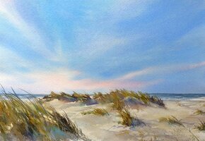 Aquarellworkshop f&uuml;r Anf&auml;nger und Fortgeschrittene: Inselimpressionen mit Wiebke Meier