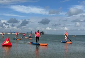 hoch im norden SUP CUP an der Seglerbrücke