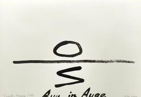 Siegward Sprotte, Aug in Auge, 1982, Serigrphie, sign
