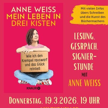 Autorinnenlesung "Mein Leben in drei Kisten"