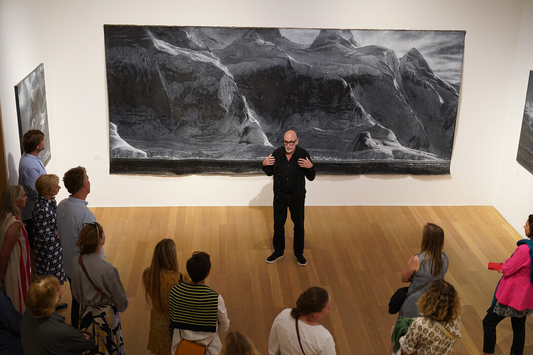 Artist Talk mit Jochen Hein und Miguel Rothschild – Rundgang durch die Ausstellung: 
"Über das Sichtbare hinaus – Jochen Hein & Miguel Rothschild"