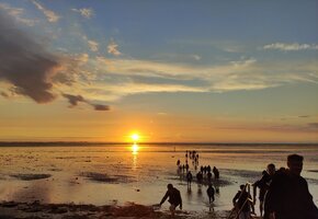 Wattwanderung SonnenUntergang