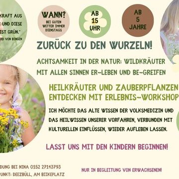 Wildkräuterwanderung mit Kindern