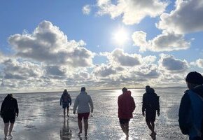 Wattwanderung von F&ouml;hr nach Amrum mit Nationalparkf&uuml;hrer Matthias Hansen
