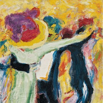 Emil Nolde, „Tanz II“, Gemälde, 1911, © Nolde Stiftung Seebüll