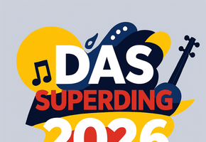 Logo for das Superding 2026 - neue färberei Logo for das Superding 2026
