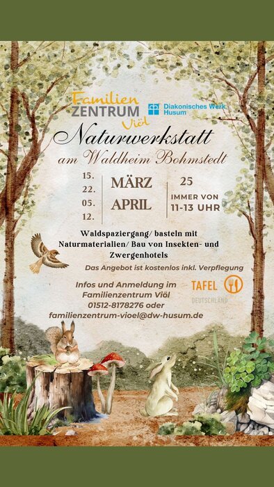 Naturwerkstatt im Bohmstedter Forst