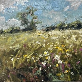 Mathias Meinel, Am Elbdeich II, 24 x 30cm, Öl auf Leinwand_1_sehr klein