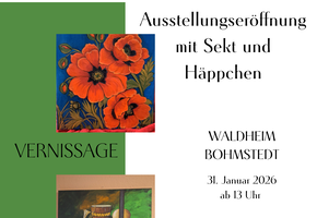 Ausstellungseröffnung am 31. Januar ab 13 Uhr, keine Anmeldung nötig, Eintritt und Häppchen frei