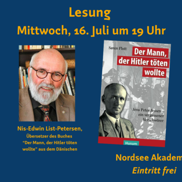 Lesung über einen vergessenen Hitler-Attentäter: Jens Peter Jessen – Der Mann hinter Stauffenbergs Plan