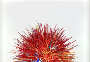 Mierzwa, Gabriele, Organics Blau-Grau-Rot